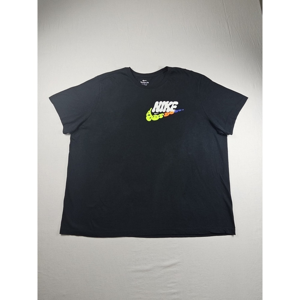 Men's The Nike Tee Just Do It   Black T-Shirt Size 3XL Short Sleeve‎